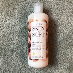 Avon skin so soft comforting shea butter body wash